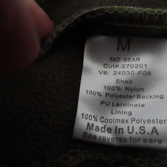 Outdoor Tactical Camouflage Hunting Clothing TAD Gear Pants M 30x29 - Picture 5 of 6